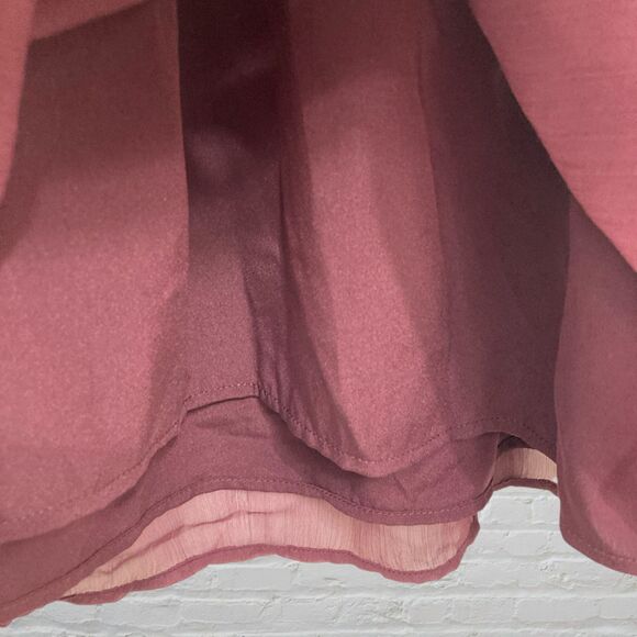 Joie Limited Edition Burgundy Mesh Blouse Size M - Picture 11 of 16